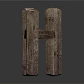 Rustic Wooden Fence Design With Horizontal Rails And Sturdy Posts For Outdoor Use