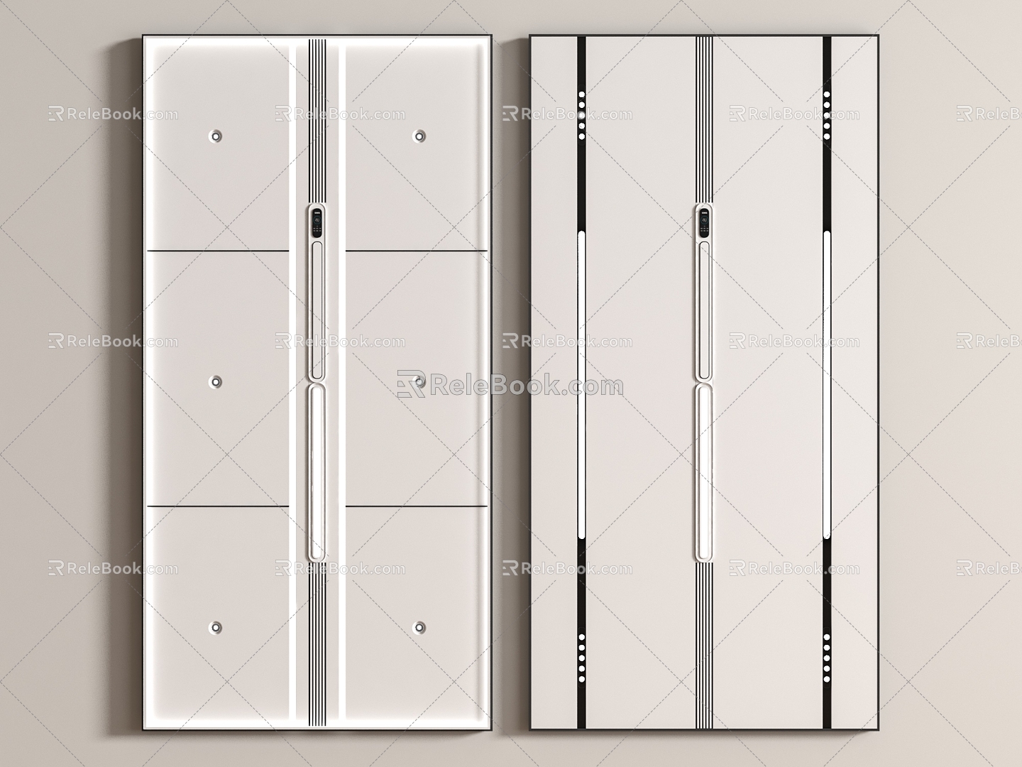 Modern Honeycomb Large Panel Ceiling Integrated Ceiling Aluminum Gusset Linear Yuba Yuba Exhaust Fan Exhaust Air 3d model