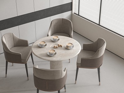 Casual tables and chairs model