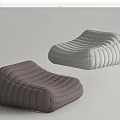 Modern Lazy Sofa Stool 3d model