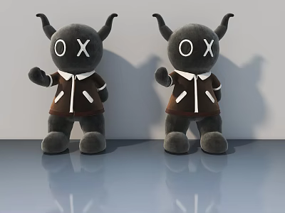 Doll ornaments 3d model
