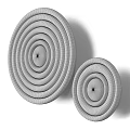 Modern Glass Wall Lamp With Spiral Design And Golden Metal Base