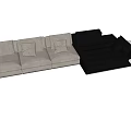 Modern Minotti Multiplayer Sofa 3d model