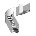 modern revolving staircase double running staircase 3d model
