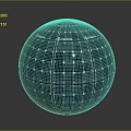 Qsunlight Spherical Solar Panel Design With Blue Grid Pattern And Reflective Surface