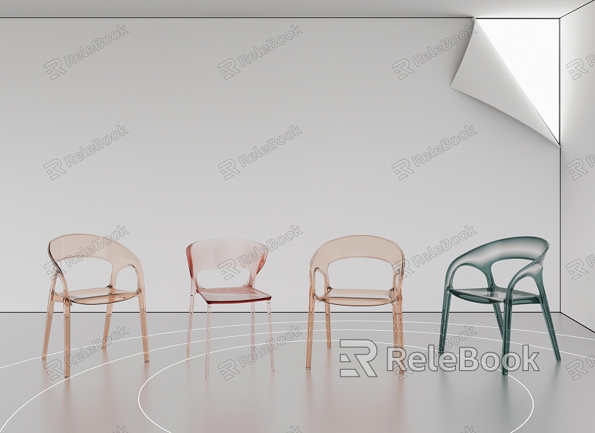 Modern Creative Acrylic Chair model