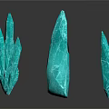 Blue Green Decorative Crystal Spikes As Stylish Home Living Items