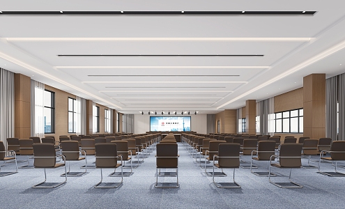 Modern Conference Room 3d model