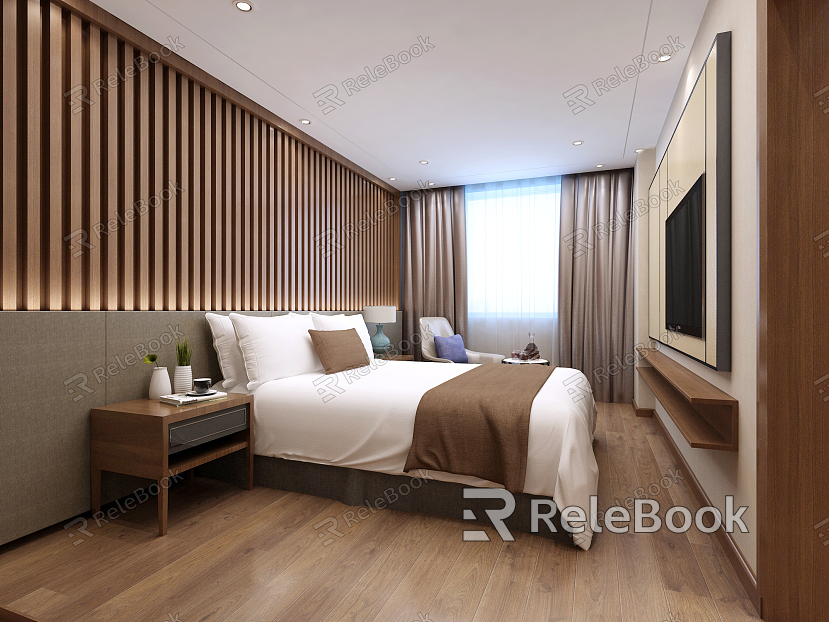 Modern Room Hotel Hotel Standard Room Living Room model