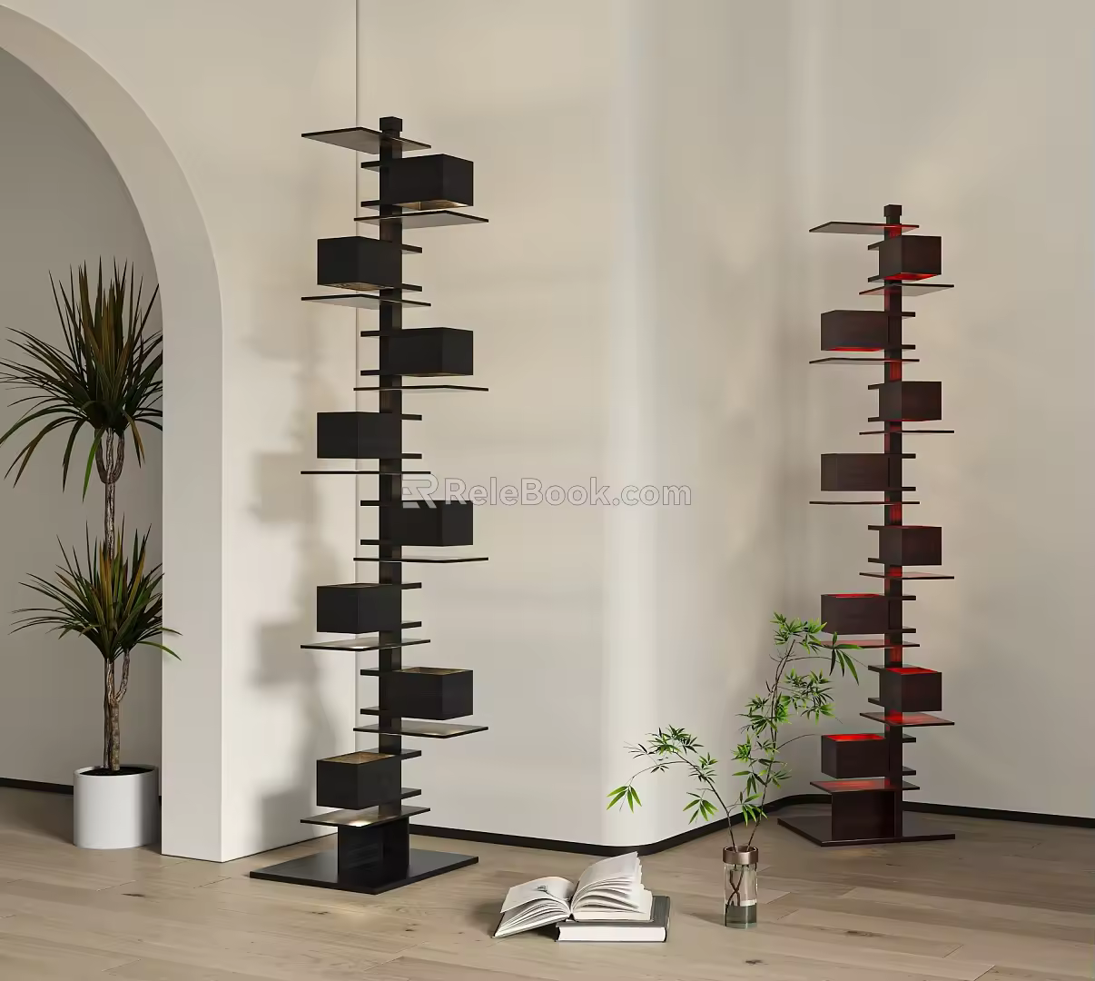 Modern Middle Ancient Floor Lamp 3d model