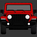 Red Pickup Truck With Black Roof And Sleek Modern Exterior Design