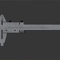 Professional Silver Metal Vernier Caliper Precision Measuring Tool With Sliding Scale