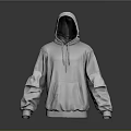 Stylish Gray Hooded Sweatshirt With Loose Fit And Practical Pockets For Daily Use