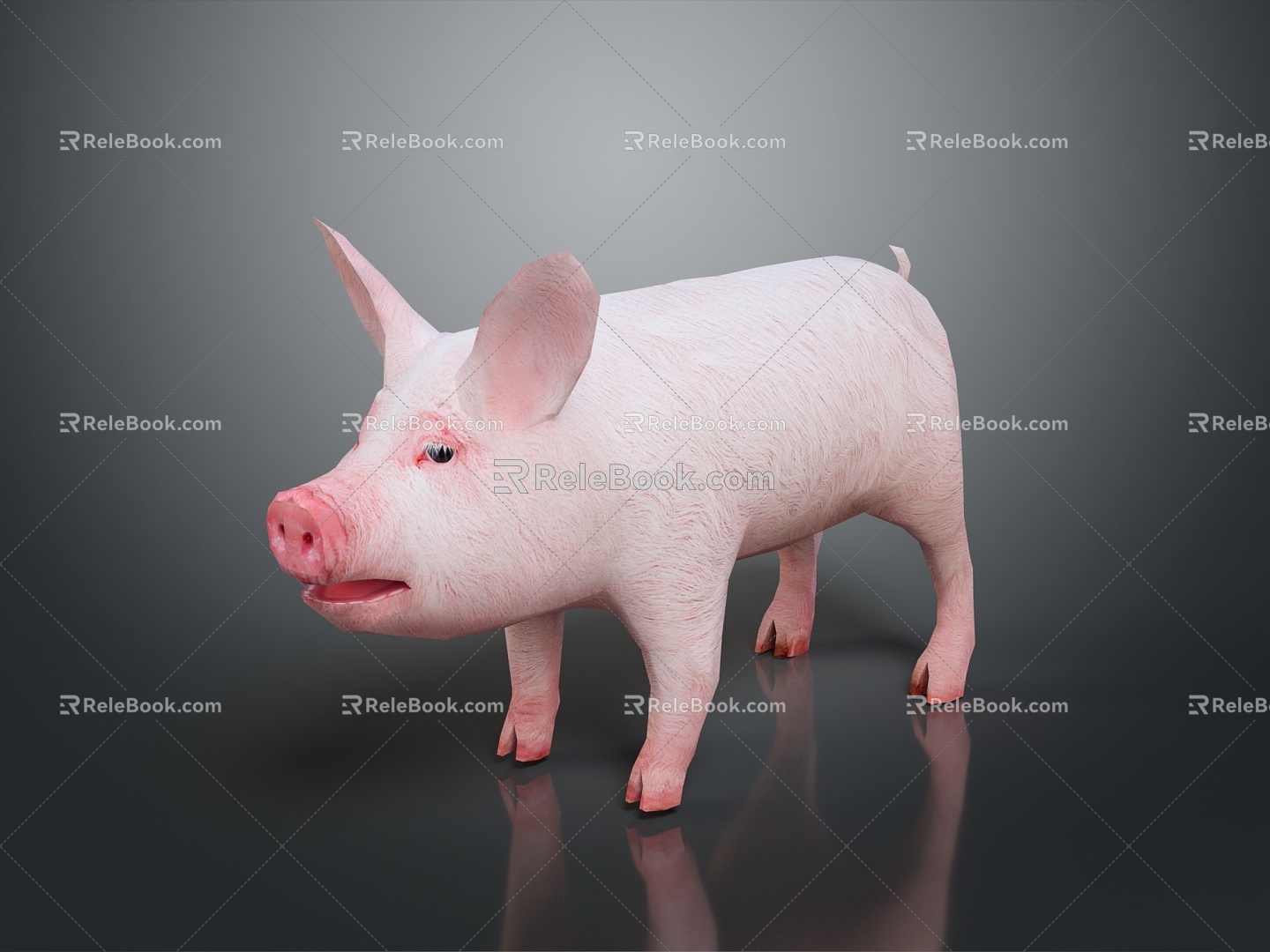 Pig Cartons Pig Game Pig Pig Head Pig Livestock Taming Animal Husbandry Animal Husbandry Mammals 3d model