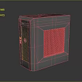 Modern Gray Air Conditioner Fan With Efficient Cooling And Black Grille Design
