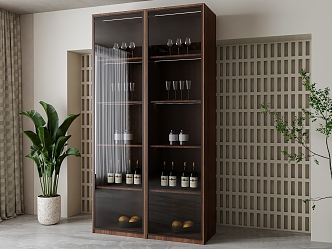 Wine Cabinet 3d model