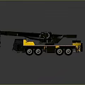 Heavy Duty Crane Truck With Extended Boom And Multiple Wheels