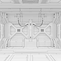 Modern Space Capsule 3d model