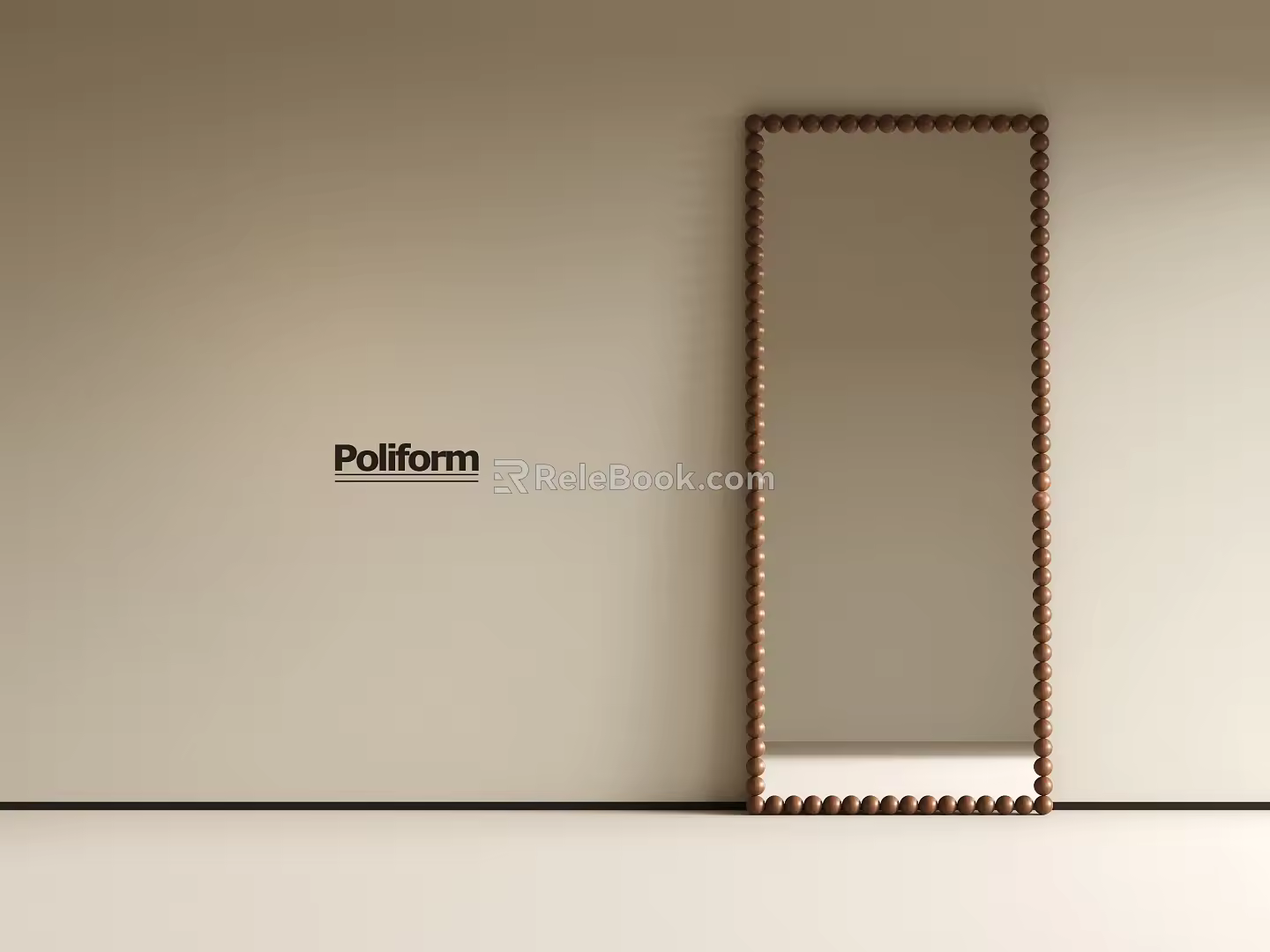 Ancient Silent Mirror Dressed Mirror Ancient Style Mirror Full-length Mirror 3d model