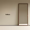 Ancient Silent Mirror Dressed Mirror Ancient Style Mirror Full-length Mirror 3d model