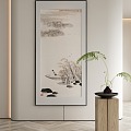 New Chinese Decorative Painting 3d model