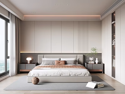 Modern Bedroom 3d model