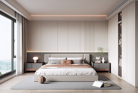 Modern Bedroom 3d model