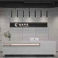 Modern Public Office Area With Desks Computers Chairs Large Windows And City View Plants
