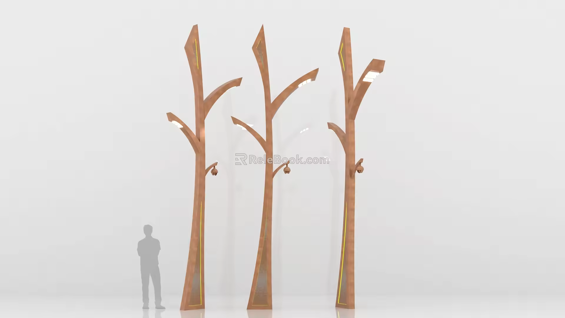 Modern landscape lamp 3d model