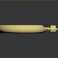 Golden Compass With Directional Scales And Red Pointer For Daily Life Supplies