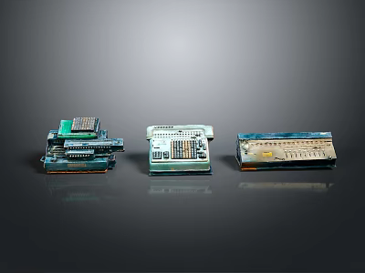 Electronic Circuit Modules And Components For Electrical Appliances Hardware Design 3d model