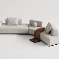 Modern Multiplayer Sofa 3d model