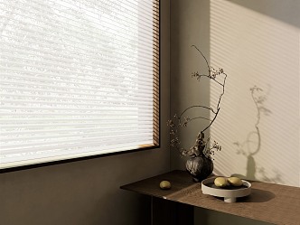 Quiet Venetian Blinds Shangri-La Blinds Fruit Floriculture Venetian Blinds 3d model