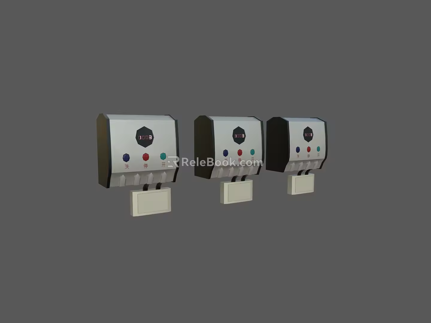 gate switch controller 3d model