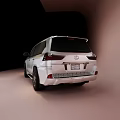 White SUV Modern Exterior Design With Sleek Body And Alloy Wheels In Side View