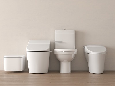 Modern toilet 3d model