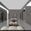 Modern Clothing Store With Window Display Mannequins And Stylish Outfits