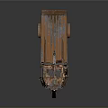 Rusty Military Vehicle With Vintage Design Flatbed Trailer And Roof Mounted Equipment