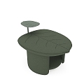 Modern Lovable Style Woolen Cloth Sofa Stool with Corner One-piece Design Flower Stool Leaf Stool Plant Style 3d model