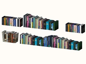 Book decoration 3d model