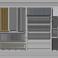 Modern radiator 3d model