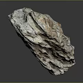 Natural Raw Stone Material With Detailed Surface Texture And Earthy Tones 3d model
