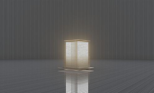 Modern landscape lamp 3d model