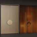 New Chinese Double Door 3d model