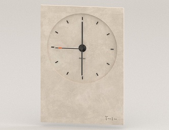 Wall ornament clock 3d model