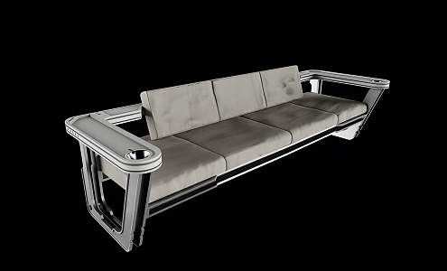 Science Fiction Multiplayer Sofa Science and Technology Science Fiction Multiplayer Sofa Industrial Future Leisure Sofa 3d model