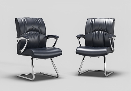 Office Chair Leather Chair Arch Chair Front Chair Conference Chair 3d model