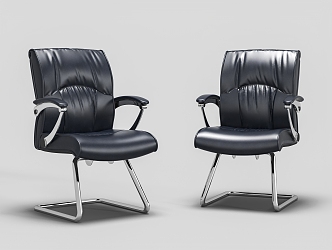 Office Chair Leather Chair Arch Chair Front Chair Conference Chair 3d model