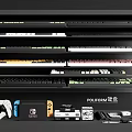 Modern Computer Keyboard Mechanical Keyboard Digital Combination Game Rack 3d model