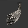 Artistic Silver Vase With Unique Tubular Structures And Textured Surface Design